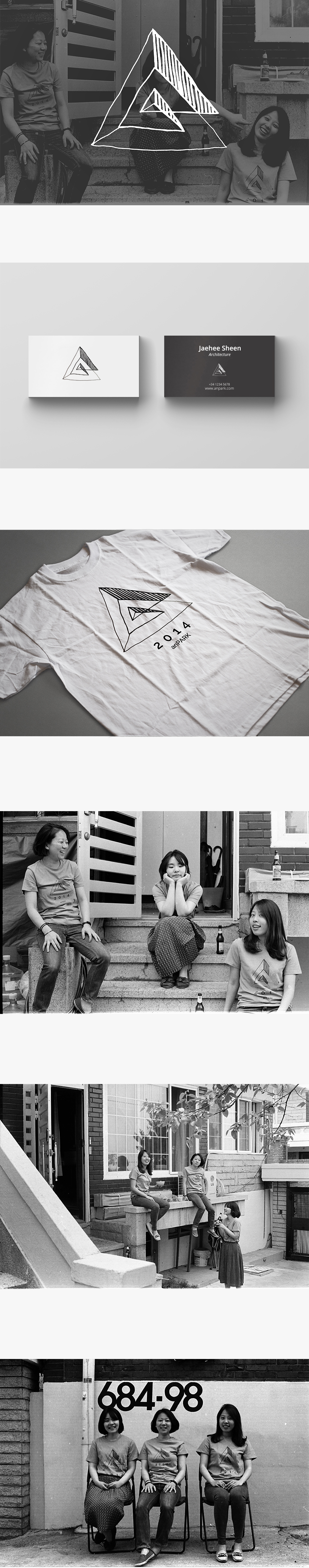 Photos of Anpark Project with tshirts and girls