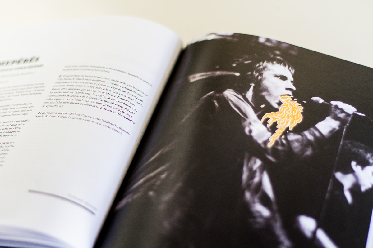 Photo of book illustration - Funny vomit punk